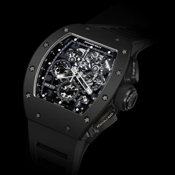 Replica Richard Mille 2015 RM 011 FLYBACK CHRONOGRAPH BLACK PHANTOM Men Watch